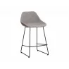Mccoy Counter Stool - November Grey / Cinnamon Brown/Nightfall Black, Frontview - Mccoy Counter Stool - November Grey / Cinnamon Brown/Nightfall Black, Frontview