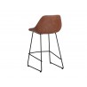 Mccoy Counter Stool - November Grey / Cinnamon Brown/Nightfall Black, Backview