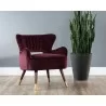 Hanna Lounge Chair - Leo Cabernet - Lifestyle - Hanna Lounge Chair - Leo Cabernet - Lifestyle
