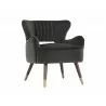 Hanna Lounge Chair - Leo Shale Grey - Angled View - Hanna Lounge Chair - Leo Shale Grey - Angled View