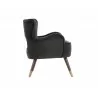 Hanna Lounge Chair - Leo Shale Grey - Side Angle - Hanna Lounge Chair - Leo Shale Grey - Side Angle