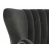 Hanna Lounge Chair - Leo Shale Grey - Seat Back Close-up - Hanna Lounge Chair - Leo Shale Grey - Seat Back Close-up