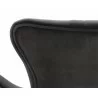 Hanna Lounge Chair - Leo Shale Grey - Seat Close-up - Hanna Lounge Chair - Leo Shale Grey - Seat Close-up