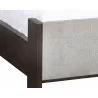 Sunpan Milo Bed - King In Polo Club Stone - Bed Edge Close-Up - Sunpan Milo Bed - King In Polo Club Stone - Bed Edge Close-Up