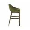 Kace Barstool - Leo Olive - Side Angle - Kace Barstool - Leo Olive - Side Angle