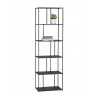Eiffel Bookcase - Small - Black - Angled View - Eiffel Bookcase - Small - Black - Angled View