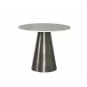Damon Bistro Table - Gunmetal - 35.5" - Front Angle - Damon Bistro Table - Gunmetal - 35.5" - Front Angle