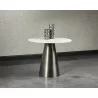 Damon Bistro Table - Gunmetal - 35.5" - Lifestyle - Damon Bistro Table - Gunmetal - 35.5" - Lifestyle