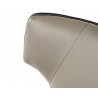 Gianni Dining Chair - Dillon Stratus / Dillon Black - Seat Close-Up