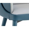 Hagan Dining Armchair - Dillon Steel / Dillon Williamsburg - Seat Close-Up
