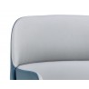 Hagan Dining Armchair - Dillon Steel / Dillon Williamsburg - Seat Back Close-Up