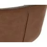 Waldo Counter Stool - November Grey / Cinnamon Brown - Back Angle Close-up - Waldo Counter Stool - November Grey / Cinnamon Brown - Back Angle Close-up