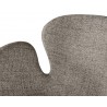 Waldo Counter Stool - November Grey / Cinnamon Brown - Seat Back Close-up