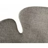 Waldo Counter Stool - November Grey / Cinnamon Brown - Seat Back Close-up - Waldo Counter Stool - November Grey / Cinnamon Brown - Seat Back Close-up
