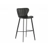 SUNPAN Arabella Barstool - Bravo Portabella / Polo Club Kohl Grey, Frontview - SUNPAN Arabella Barstool - Bravo Portabella / Polo Club Kohl Grey, Frontview