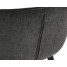 SUNPAN Arabella Barstool - Bravo Portabella / Polo Club Kohl Grey, Closeup View 