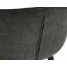 SUNPAN Arabella Barstool - Bravo Portabella / Polo Club Kohl Grey, Closeup View  - SUNPAN Arabella Barstool - Bravo Portabella / Polo Club Kohl Grey, Closeup View 