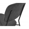 Cullen Dining Chair - Polo Club Kohl Grey - Back Angle Close-up