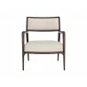 Sunpan Damien Lounge Chair - Dillon Cream - Front View - Sunpan Damien Lounge Chair - Dillon Cream - Front View