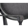 Vanleet Lounge Chair - Polo Club Kohl Grey - Seat Arm Close-up