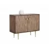 Sunpan Chamberlaine Sideboard - Angled with Decor - Sunpan Chamberlaine Sideboard - Angled with Decor