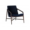 Mila Lounge Chair - Dark River - Angled
