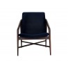 Mila Lounge Chair - Dark River - Front