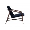 Mila Lounge Chair - Dark River - Side Angle