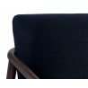 Mila Lounge Chair - Dark River - Seat Back Close-Up