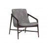 Mila Lounge Chair - Bravo Metal - Angled View