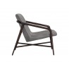 Mila Lounge Chair - Bravo Metal - Side Angle