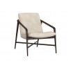 Mila Lounge Chair - Bravo Cream - Angled