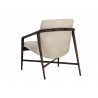 Mila Lounge Chair - Bravo Cream - Back Angle