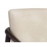Mila Lounge Chair - Bravo Cream - Seat Back Close-Up