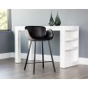 Waldo Counter Stool - Nightfall Black / November Grey - Lifestyle