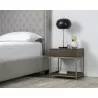 Rebel Nightstand - Gold - Raw Umber - Lifestyle - Rebel Nightstand - Gold - Raw Umber - Lifestyle