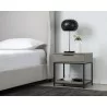 Rebel Nightstand - Black - Taupe - Lifestyle - Rebel Nightstand - Black - Taupe - Lifestyle