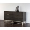 Sunpan Rebel Dresser In Gold and Charcoal Grey - Lifestyle