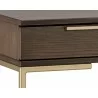 Rebel Desk - Gold - Raw Umber - Table Edge - Rebel Desk - Gold - Raw Umber - Table Edge