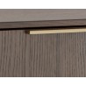 Sunpan Rebel Sideboard - Gold - Raw Umber - Table Edge