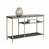 Sunpan Arden Console Table - Angled with Decor - Sunpan Arden Console Table - Angled with Decor