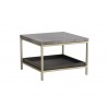 SUNPAN Arden End Table, Front View with Decor