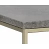 Sunpan Arden End Table - Edge Side Closeup Angle - Sunpan Arden End Table - Edge Side Closeup Angle