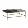 Sunpan Arden Coffee Table - With Decor - Sunpan Arden Coffee Table - With Decor