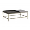 Sunpan Arden Coffee Table - Front Side Angle