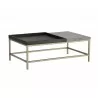Sunpan Arden Coffee Table - Front Side Angle - Sunpan Arden Coffee Table - Front Side Angle