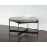 Sunpan Saro Coffee Table - Large - Angled with Lifestyle - Sunpan Saro Coffee Table - Large - Angled with Lifestyle