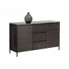 Sunpan Stamos Sideboard - Angled View with Decor - Sunpan Stamos Sideboard - Angled View with Decor