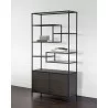 Stamos Bookcase - Black - Charcoal Grey - Lifestyle - Stamos Bookcase - Black - Charcoal Grey - Lifestyle