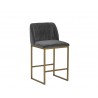 Nevin Counter Stool - Shadow Grey - Angled View